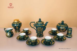 Bộ Trà Giai Nhân Lục Bảo (Emerald) 