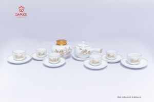 Bộ Trà Hoa Lan (White Jade) 