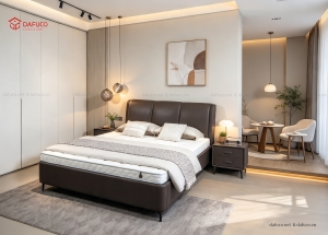 GIƯỜNG NGỦ BỌC DA - 7129