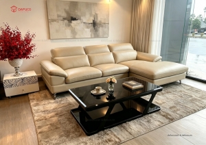 SOFA DA BÒ Ý QV282604 - 2m8 